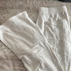 Hollister Light Gray Ultra High-Rise Sweatpants